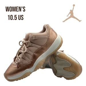 Nike‎ Air Jordan 11 Retro Low Rose Gold Women's Size 10.5 | AH7860-105 OG Box